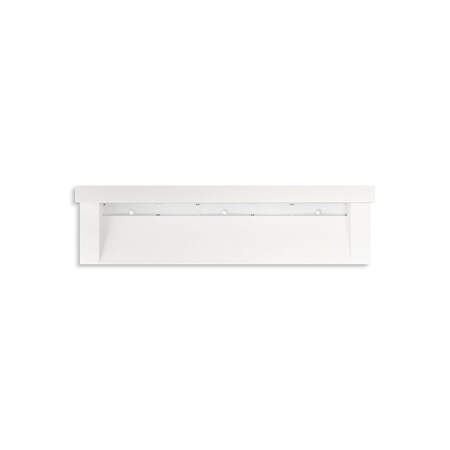 Kohler 90In Wall-Mount Trough Lavatory System With Backsplash In Iconic White 81028-BSS-KEW
